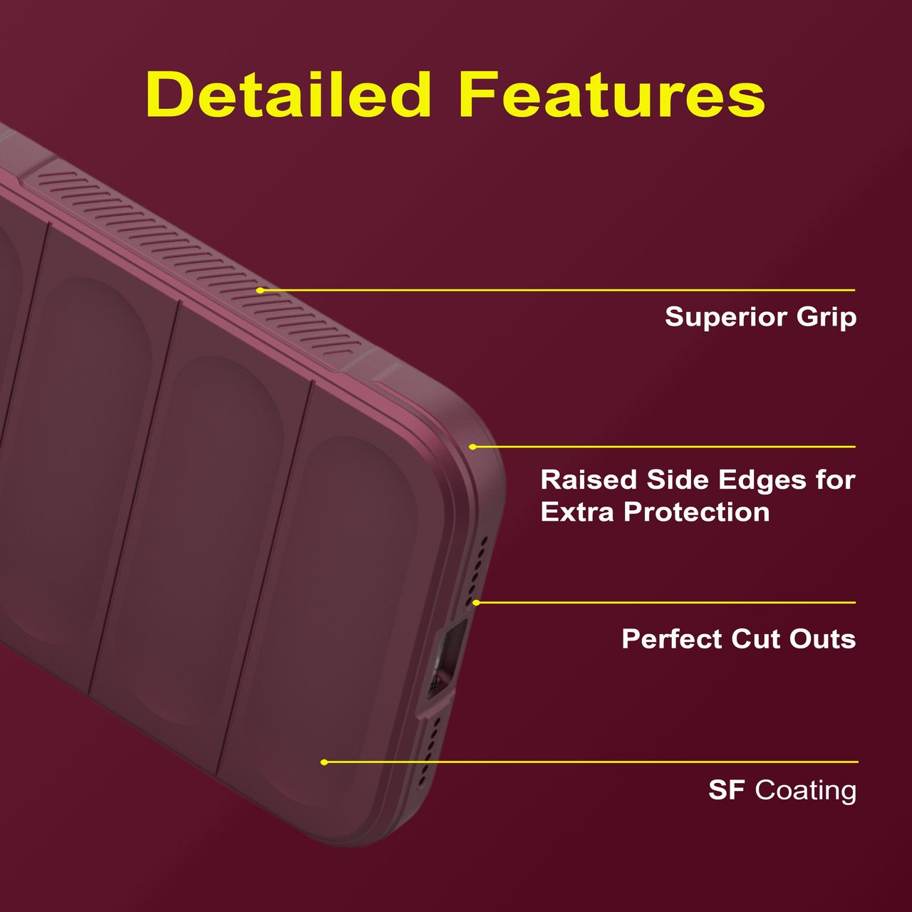 Zapcase Back Cover for OnePlus 12 | Magic-Plum