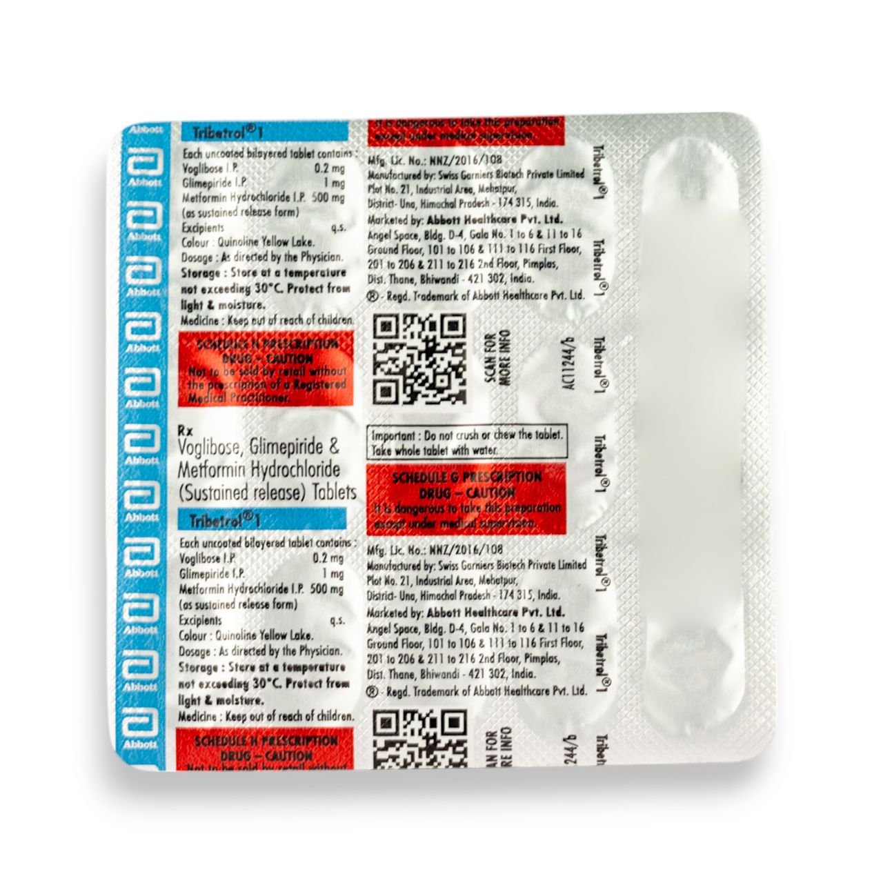Tribetrol 1 Tablets SR
