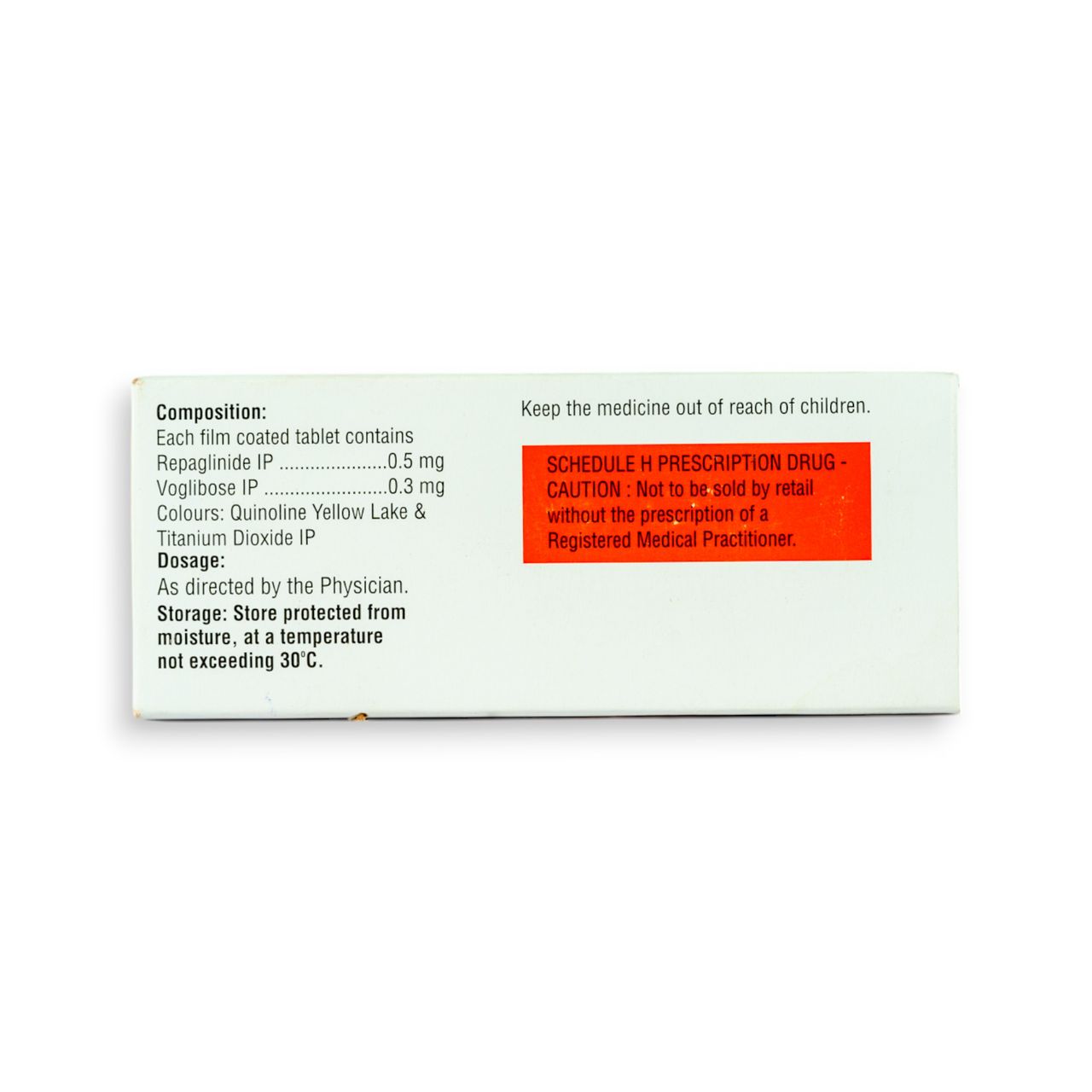 Vobit R 0.5mg/0.3mg Tablet