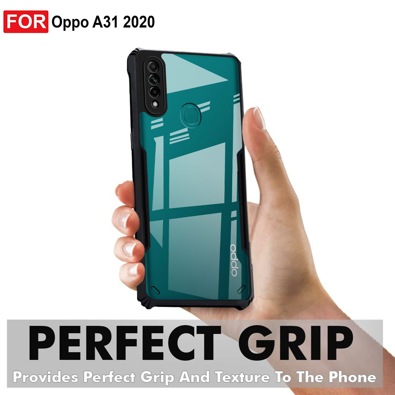 Zapcase Back Cover for Oppo A31 | Matte-Black