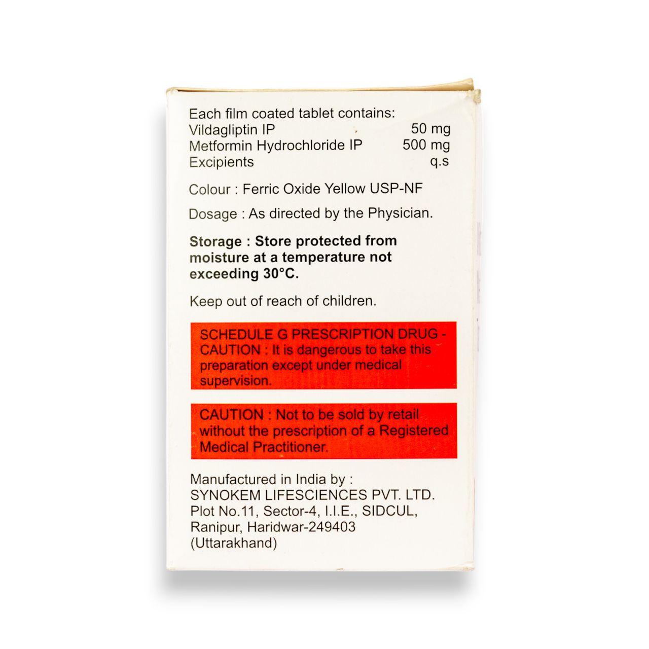 Vildaray M Tablets
