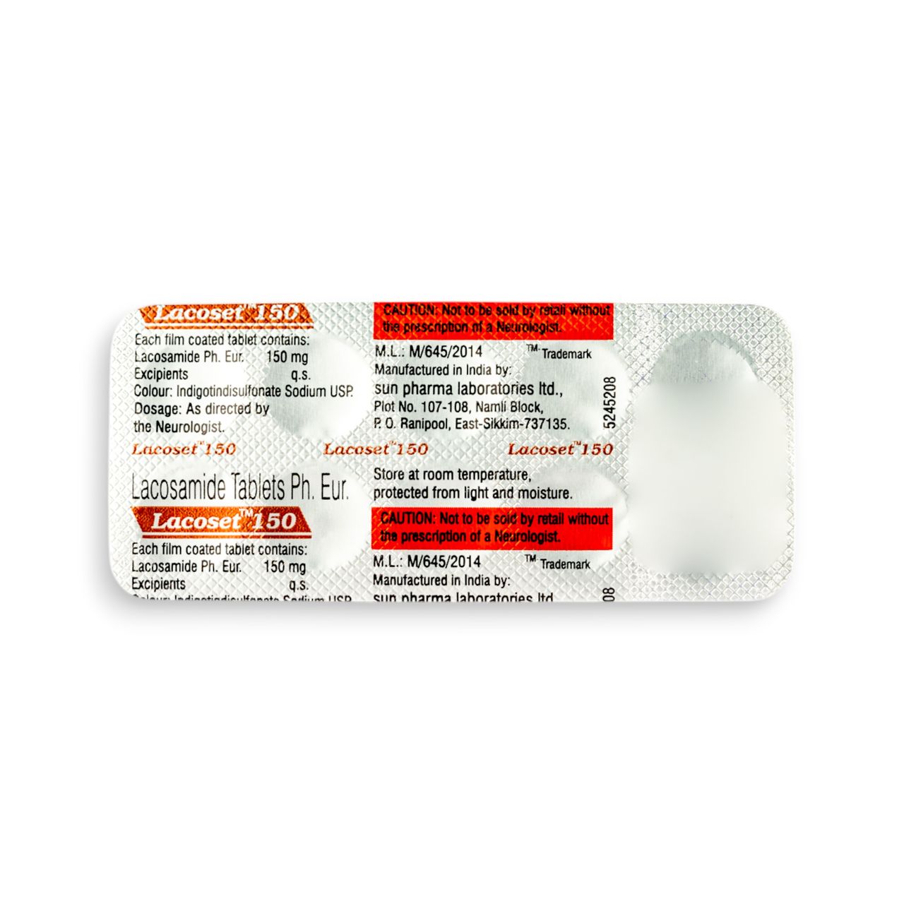 Lacoset 150 Tablet