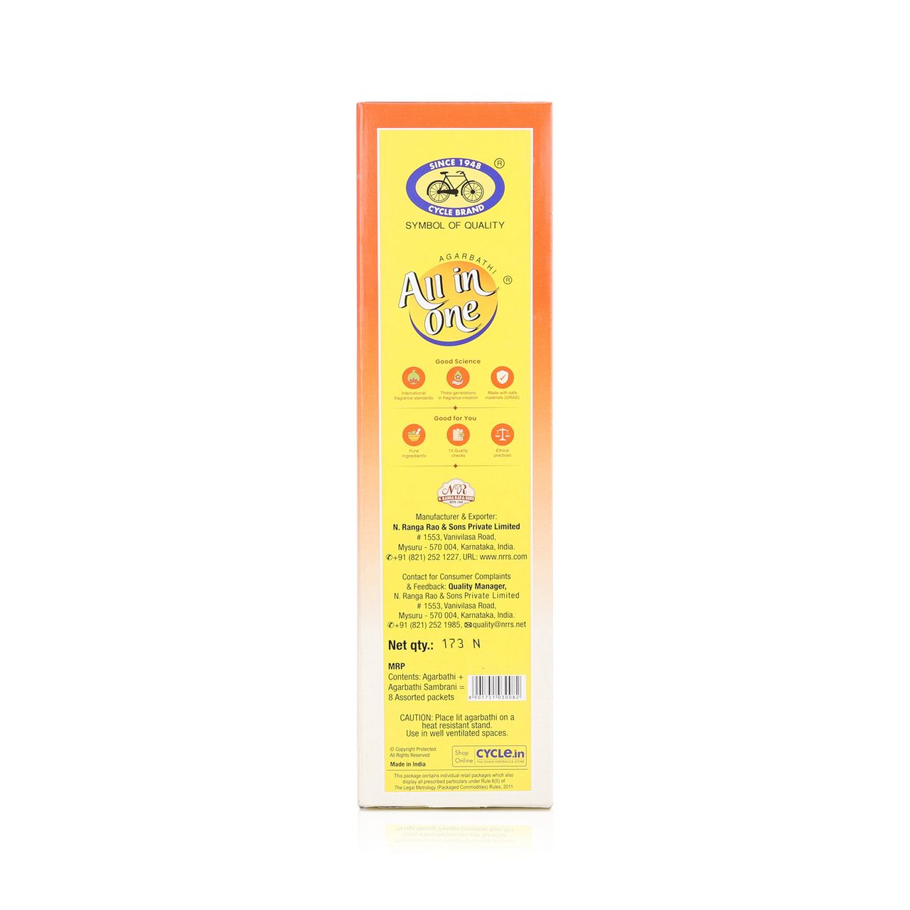 Cycle Pure All In One Assorted Incense Sticks | 173N