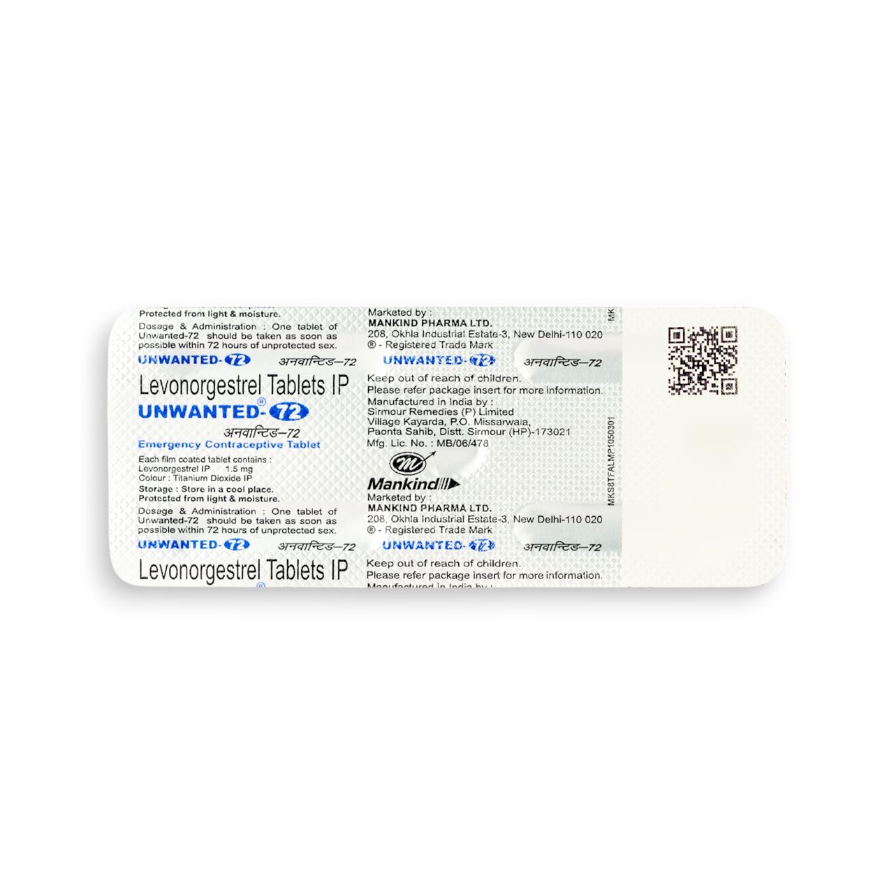 Unwanted 72 Tablets