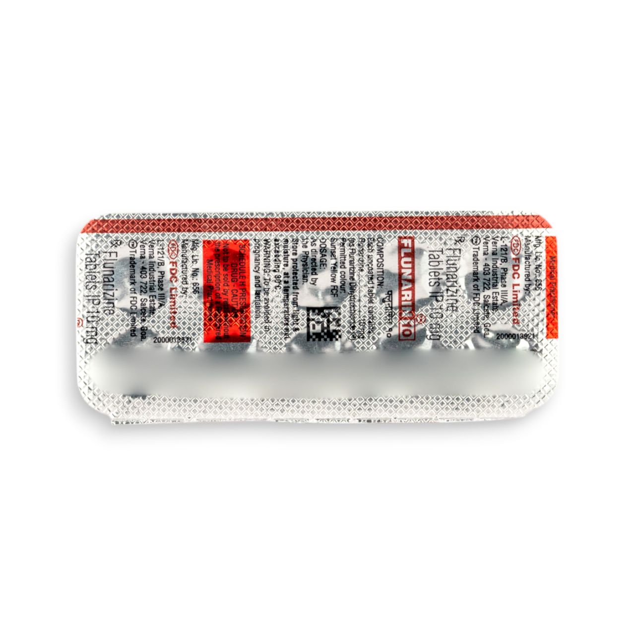 Flunarin 10mg Tablets