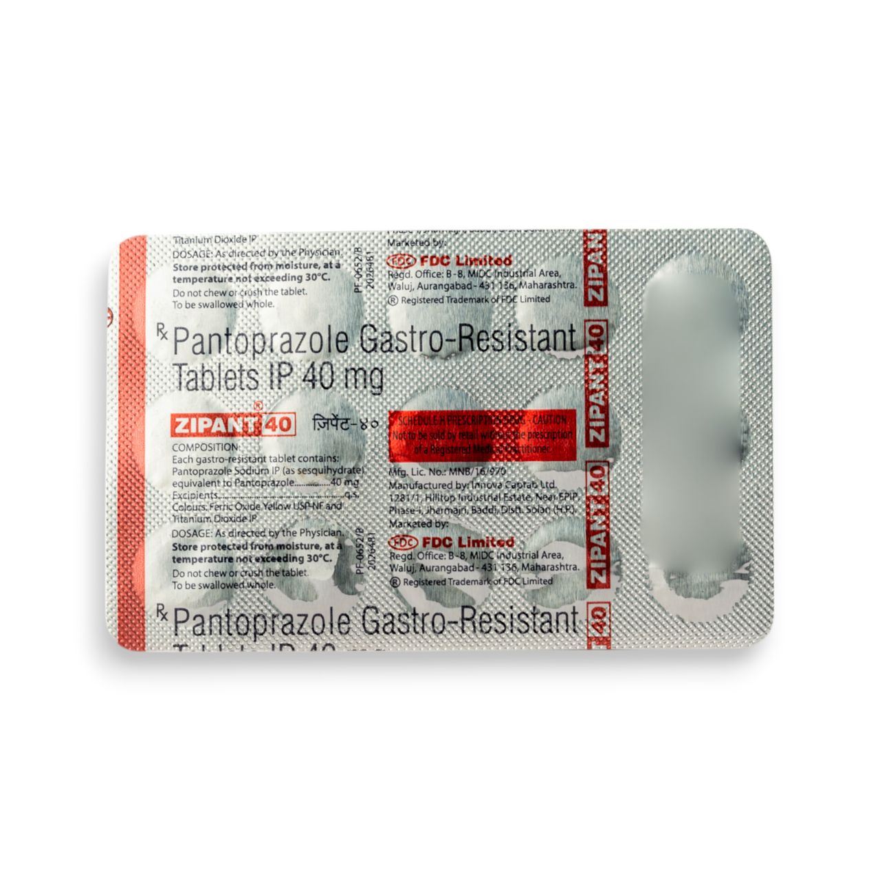 Zipant 40 Tablets