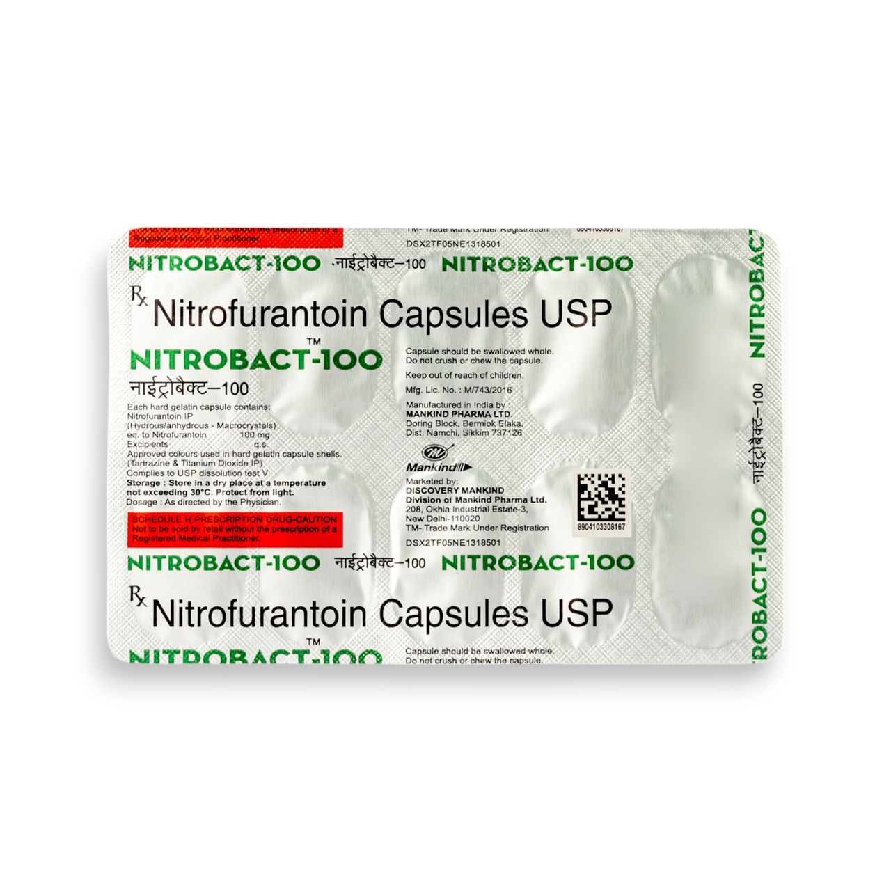NITROBACT 100 Capsules