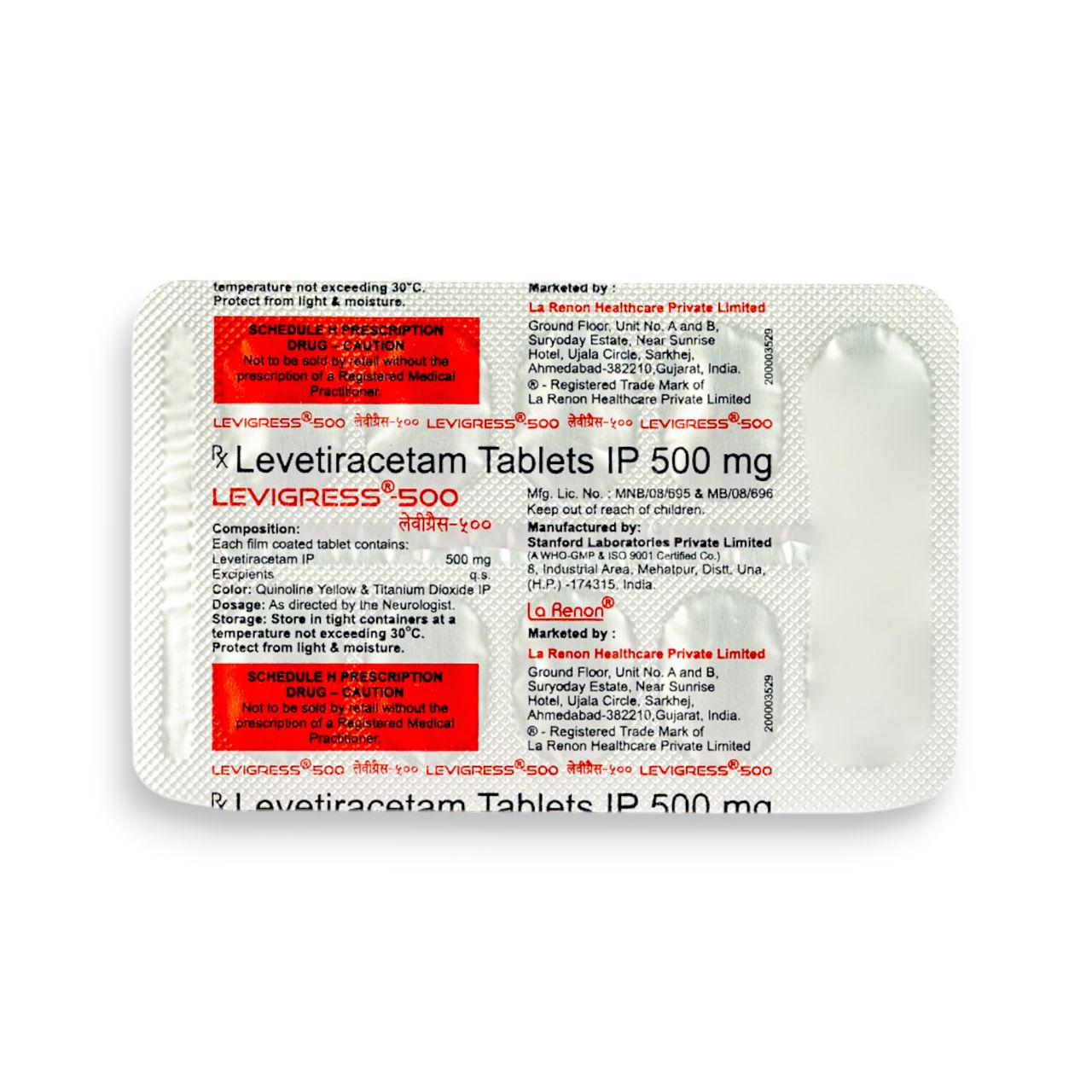 Levigress-500 Tablets