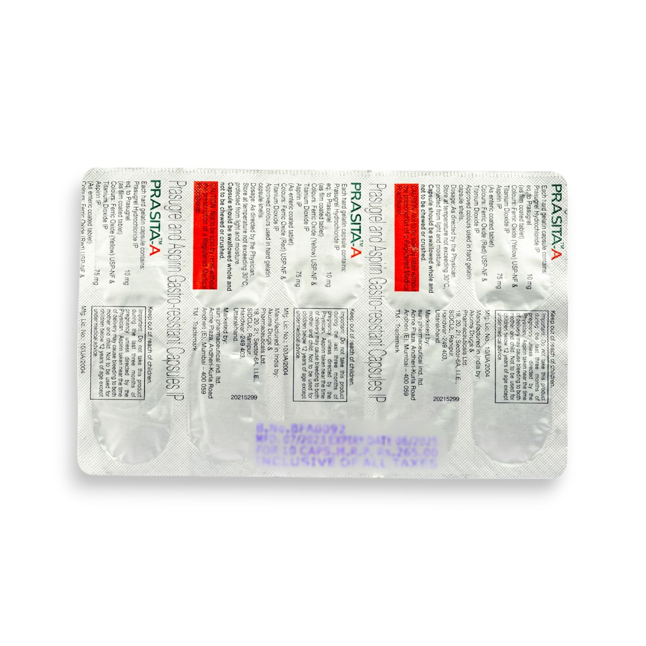 Prasita A Capsules