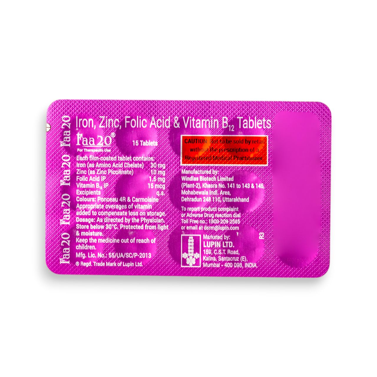Faa 20 Tablets