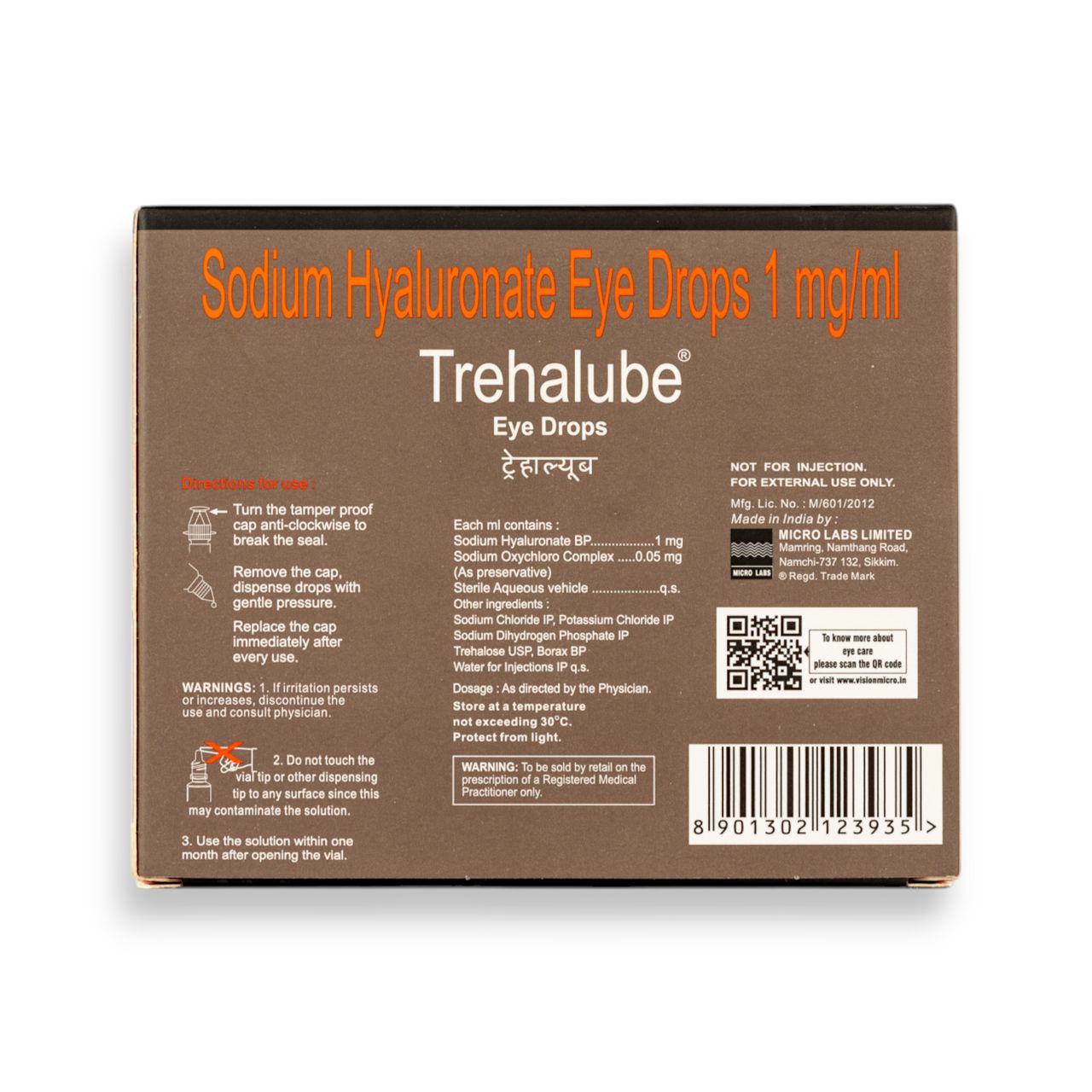 Trehalube Eye Drops 