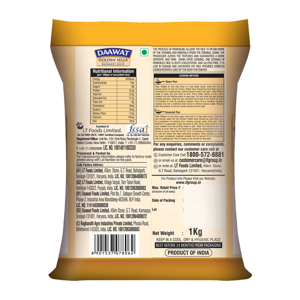 Daawat Golden Sella