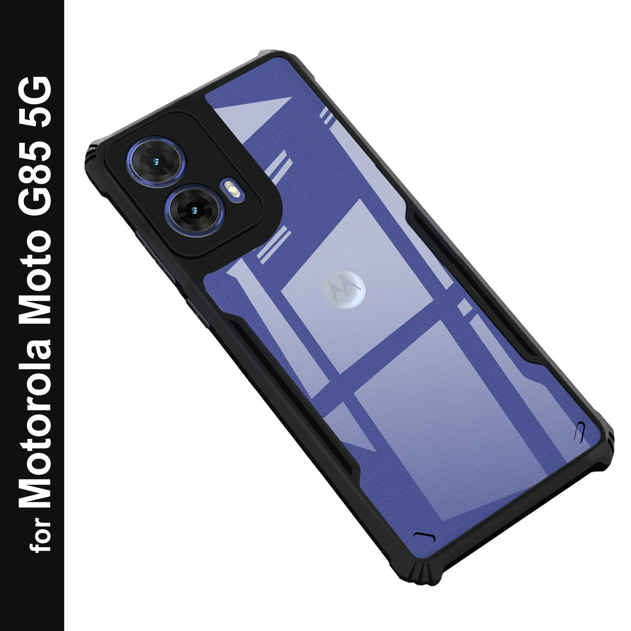 Zapcase Back Cover for Motorola G85 5G | Matte-Black