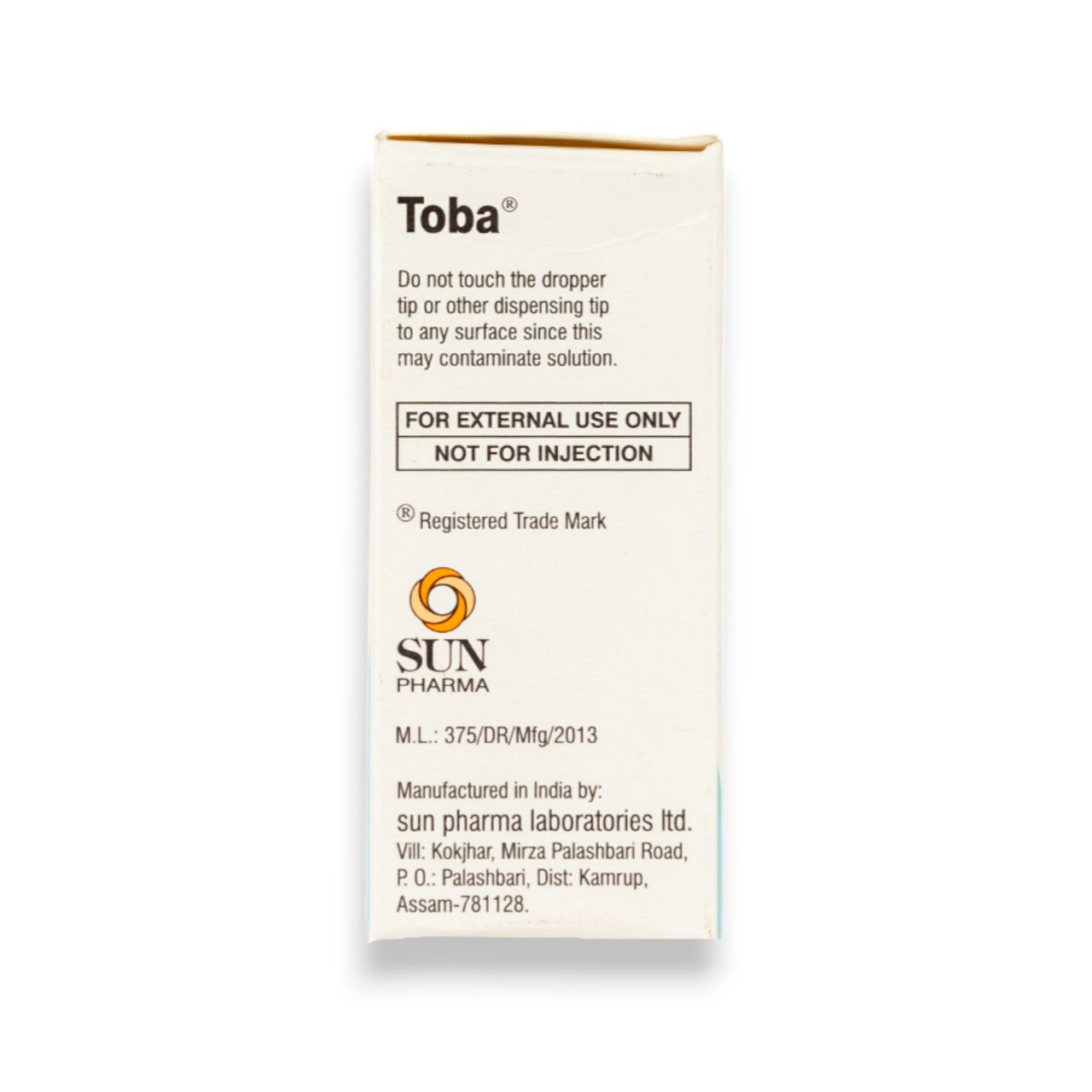 Toba Ophthalmic Solution