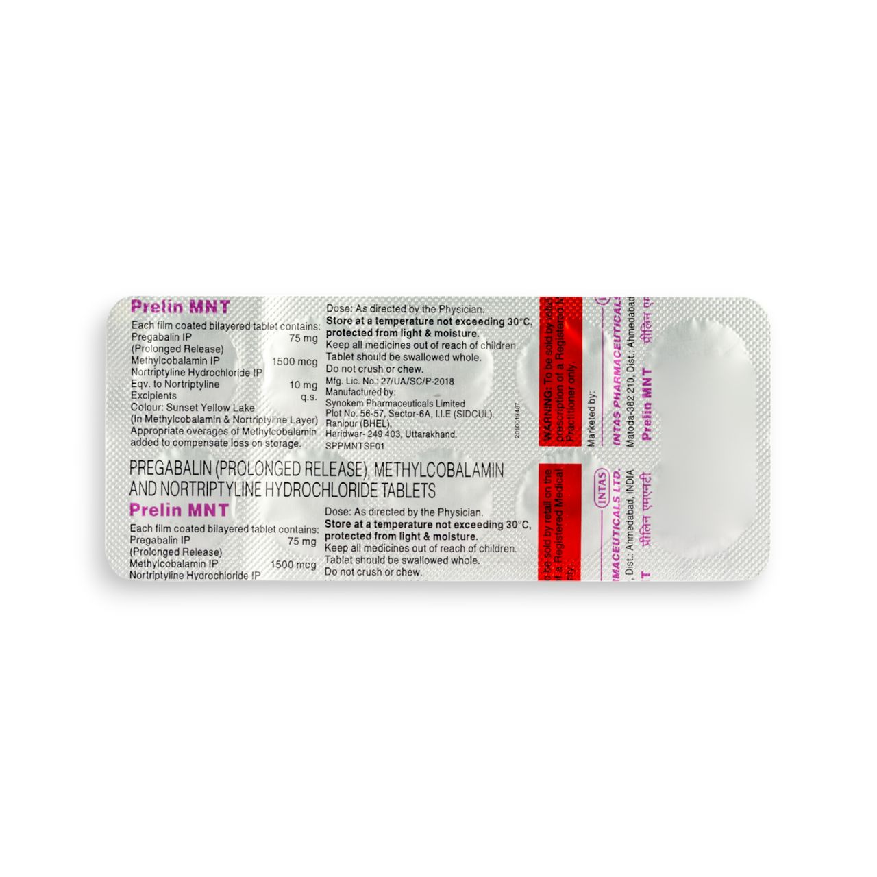Prelin MNT Tablets