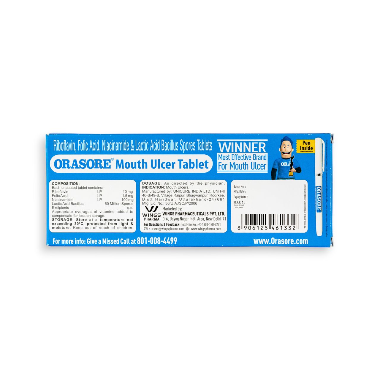 Orasore Mouth Ulcer Tablets