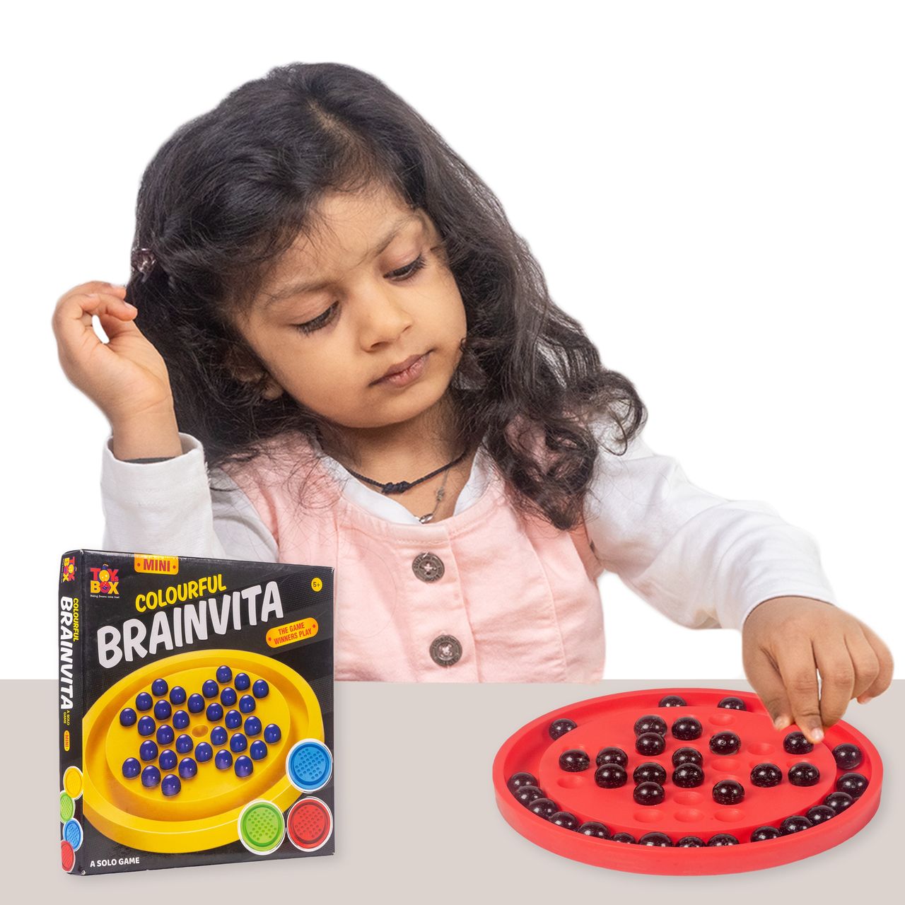 Ratna's Colourful Brainvita Mini | Assorted