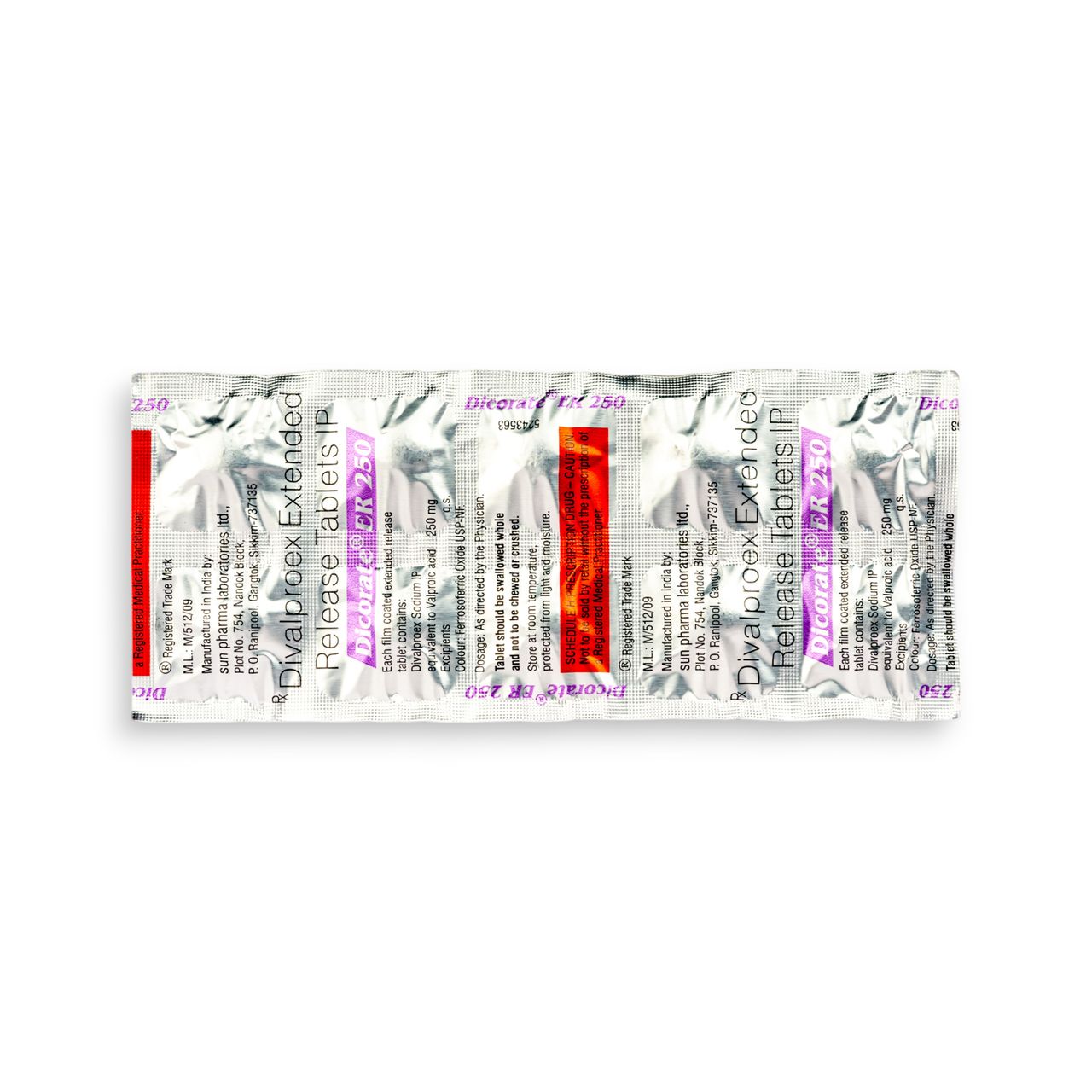 Dicorate ER 250 Tablet