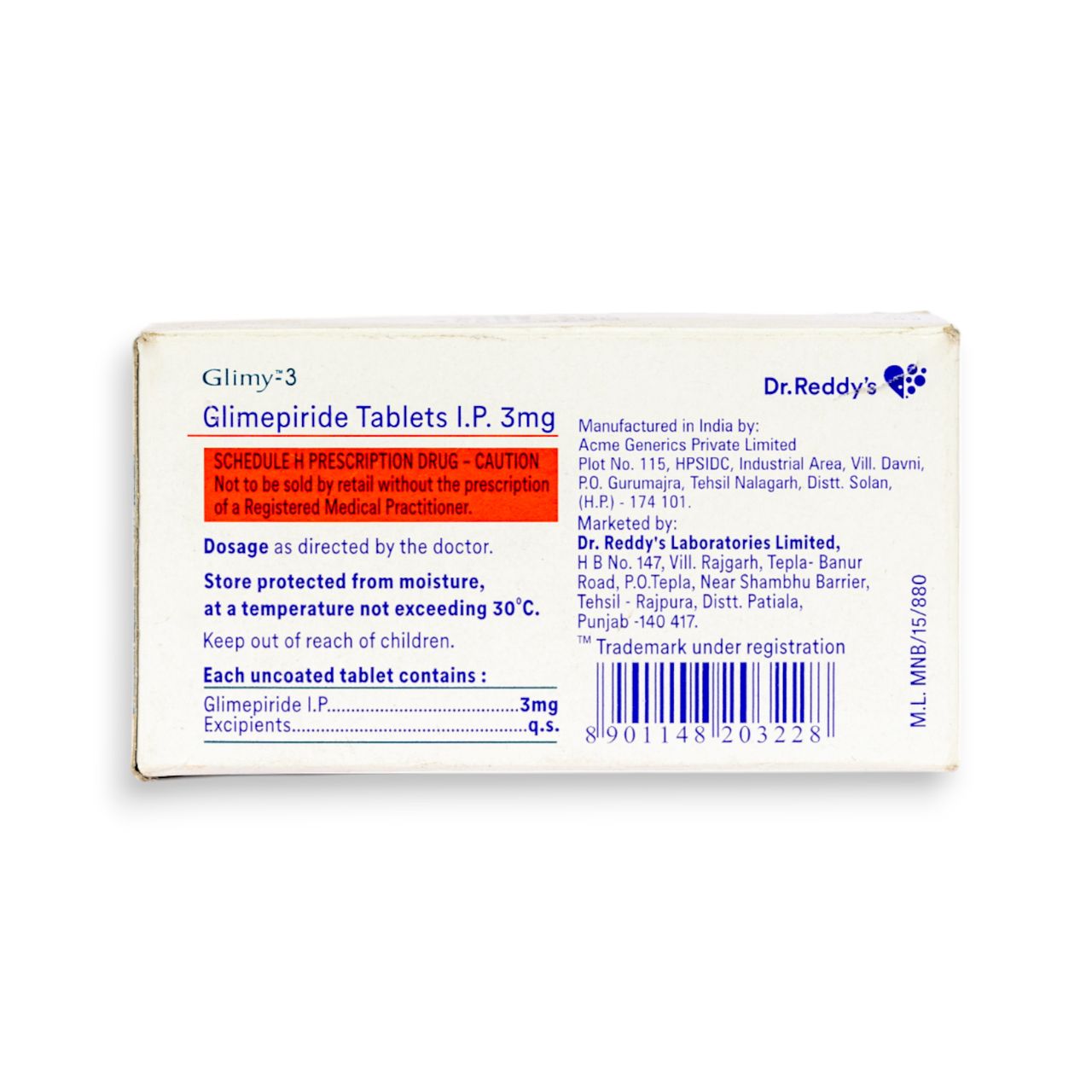 Glimy-3 Tablets
