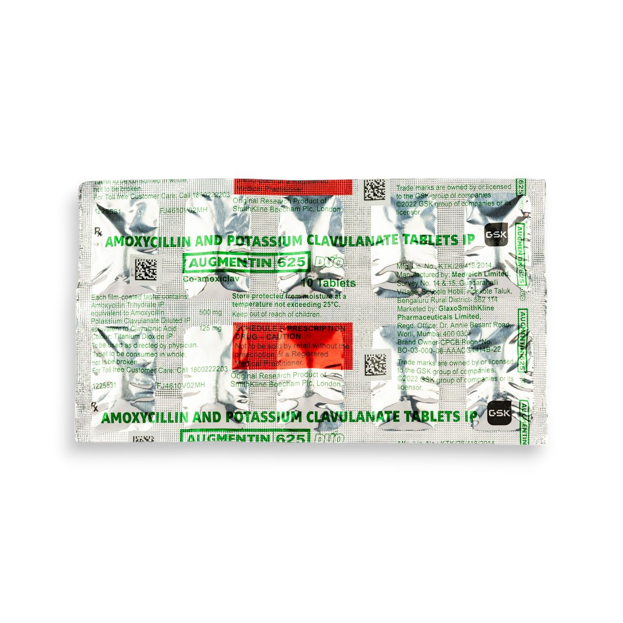 Augmentin 625 Duo Tablets