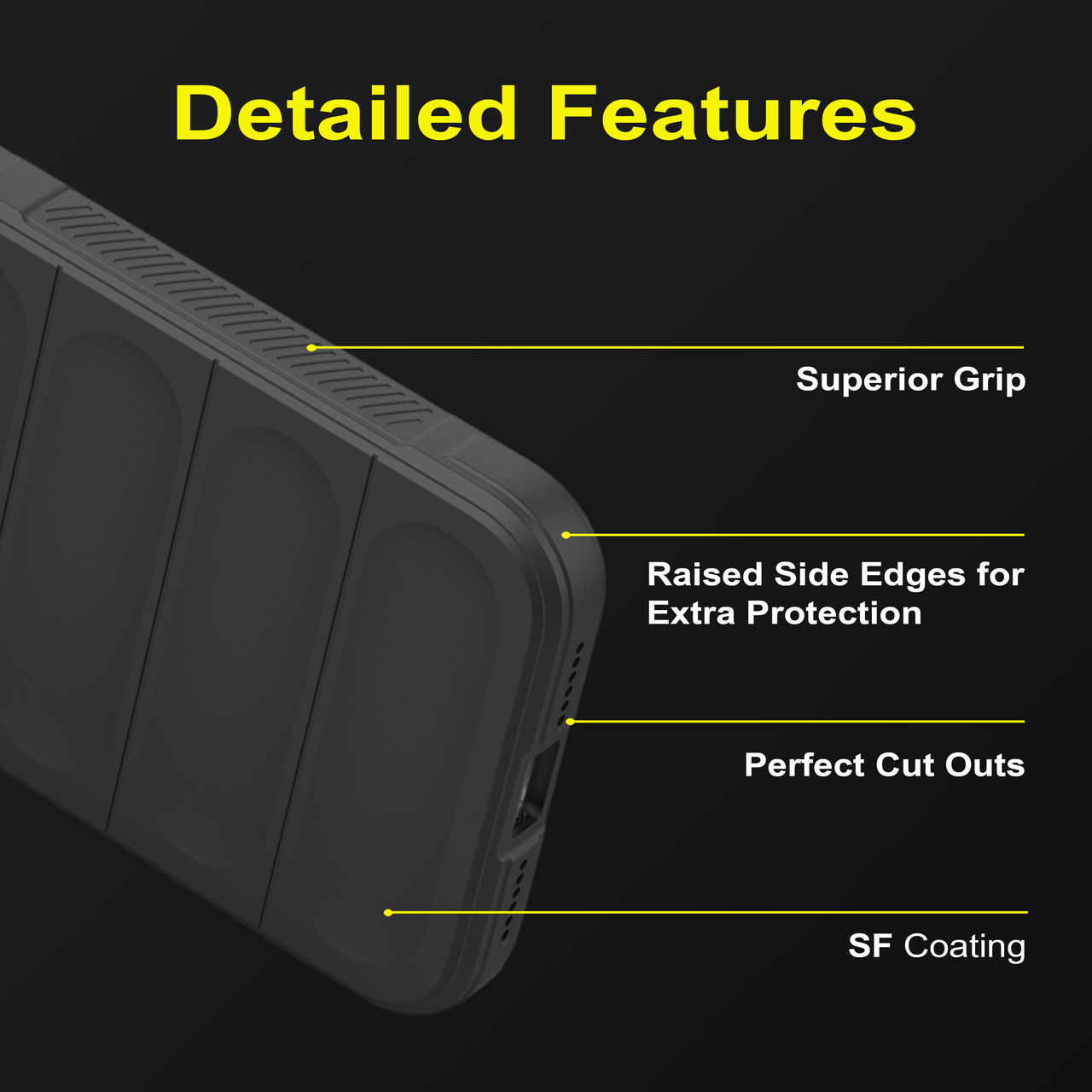 Zapcase Back Cover for Mi Redmi Note 11 | Mi Redmi Note 11s | Magic-Black