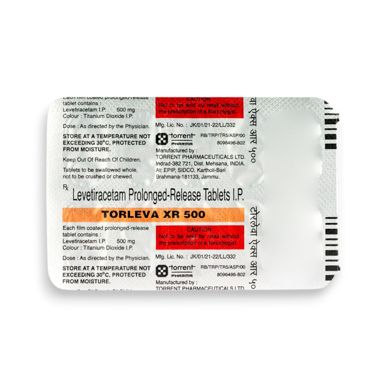 Torleva XR 500 Tablets