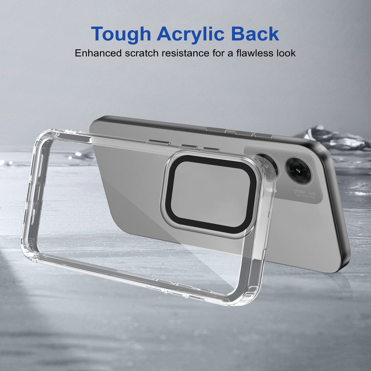 Zapcase Back Cover for Motorola G85 5G | Space-Clear