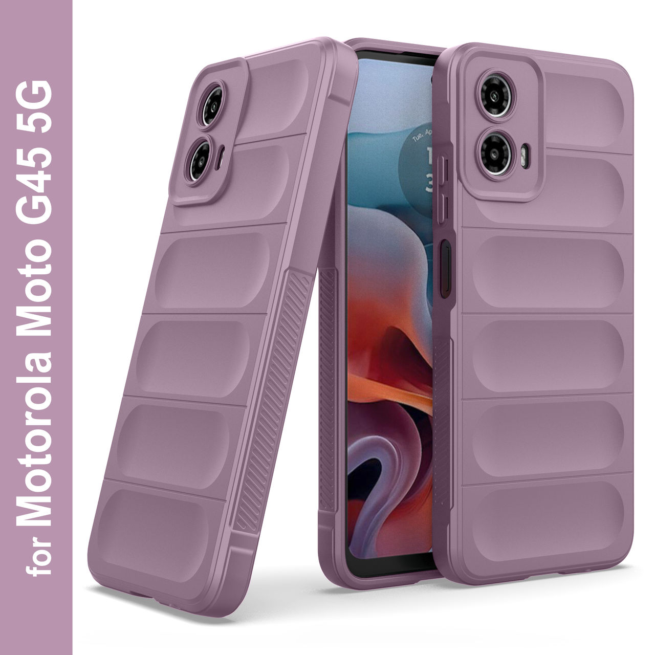 Zapcase Back Cover for Motorola G45 5G | Magic-Lavender