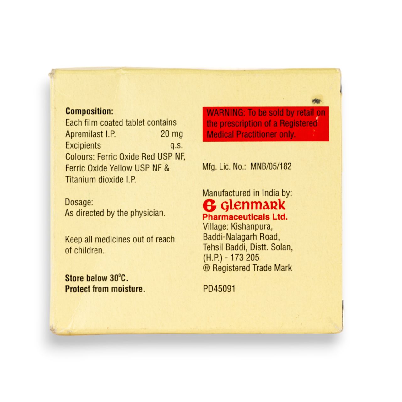 Aprezo 20 Tablets