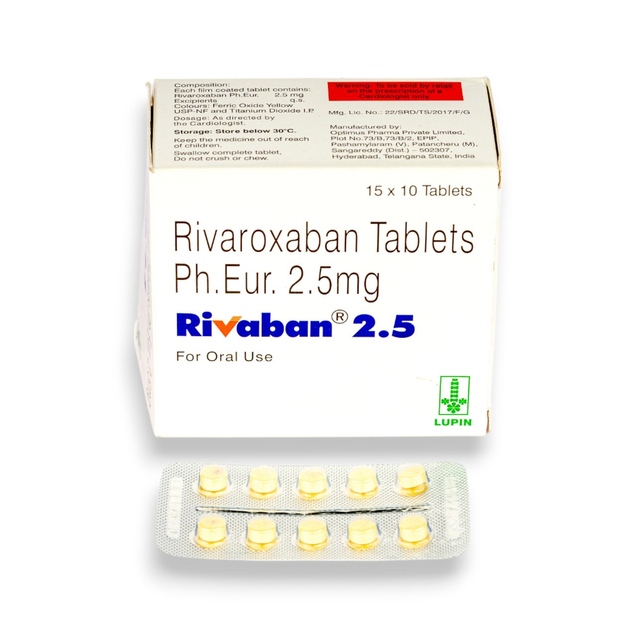 Rivaban 2.5Mg Tablet