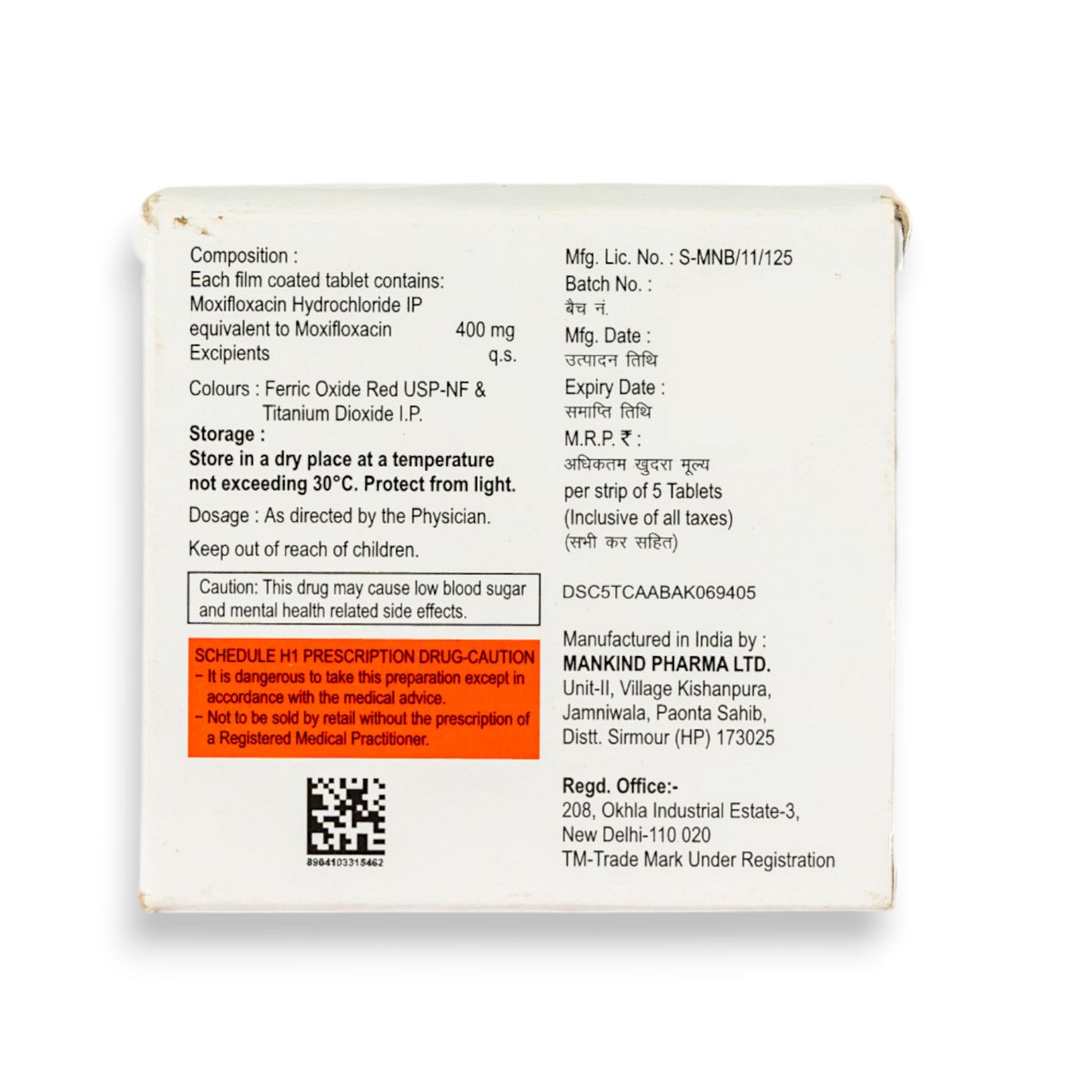 Mahaflox-400 Tablets