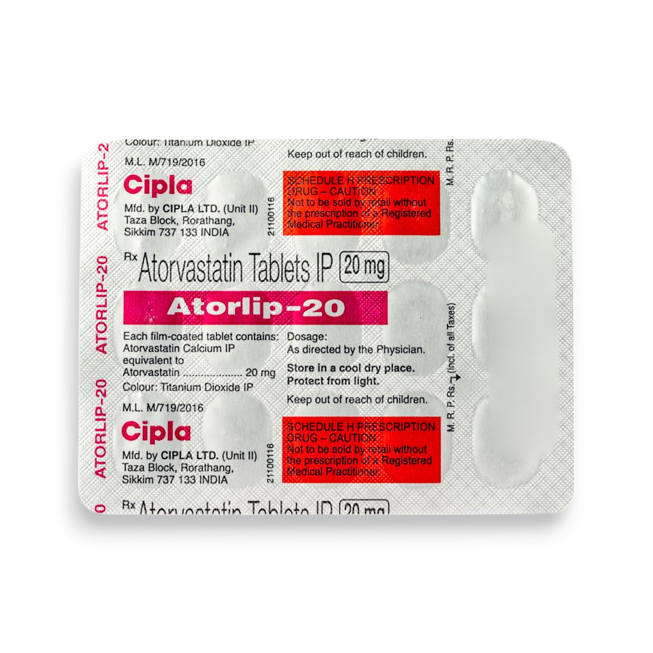 Atorlip 20 Tablet