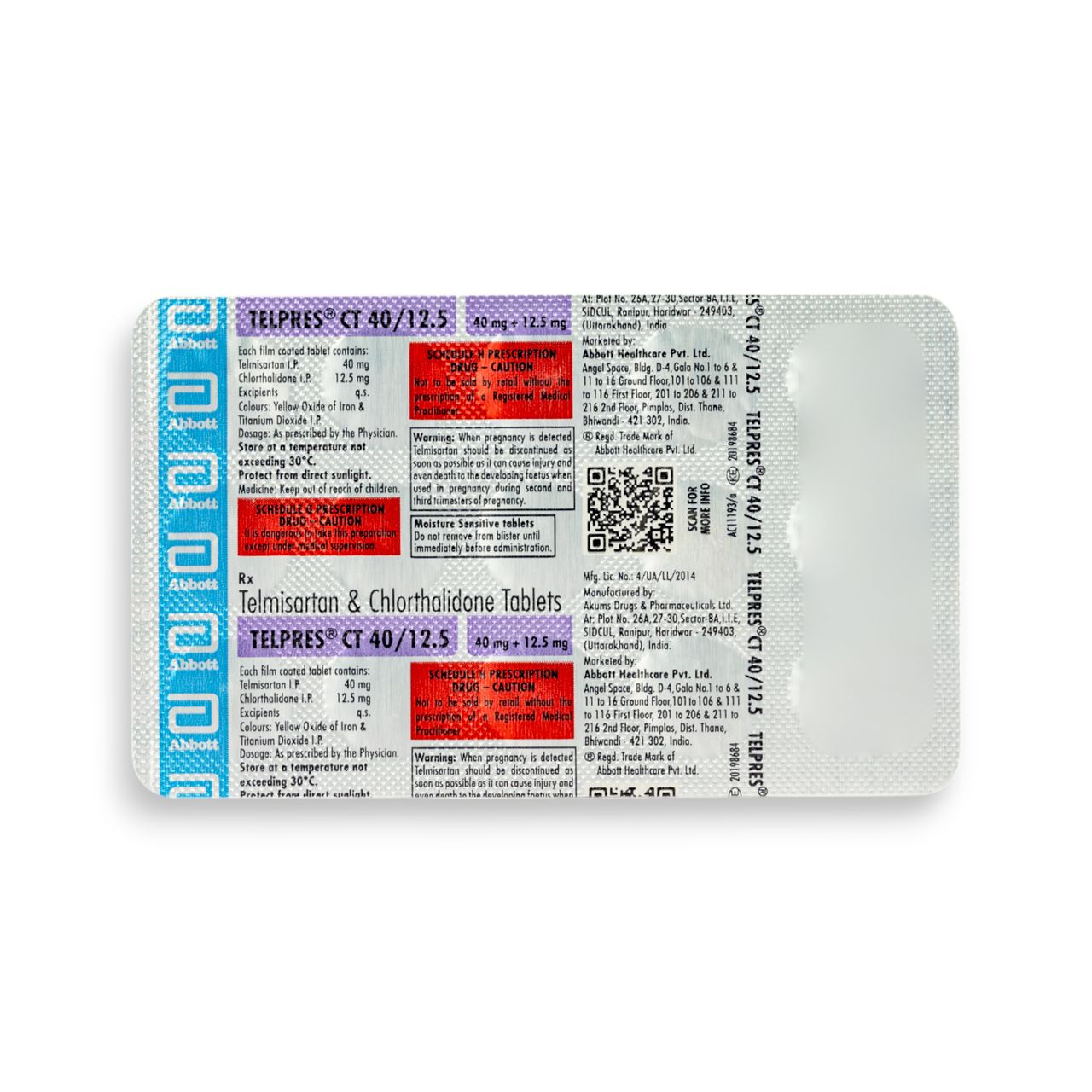 Telpres CT 40/12.5 Tablets