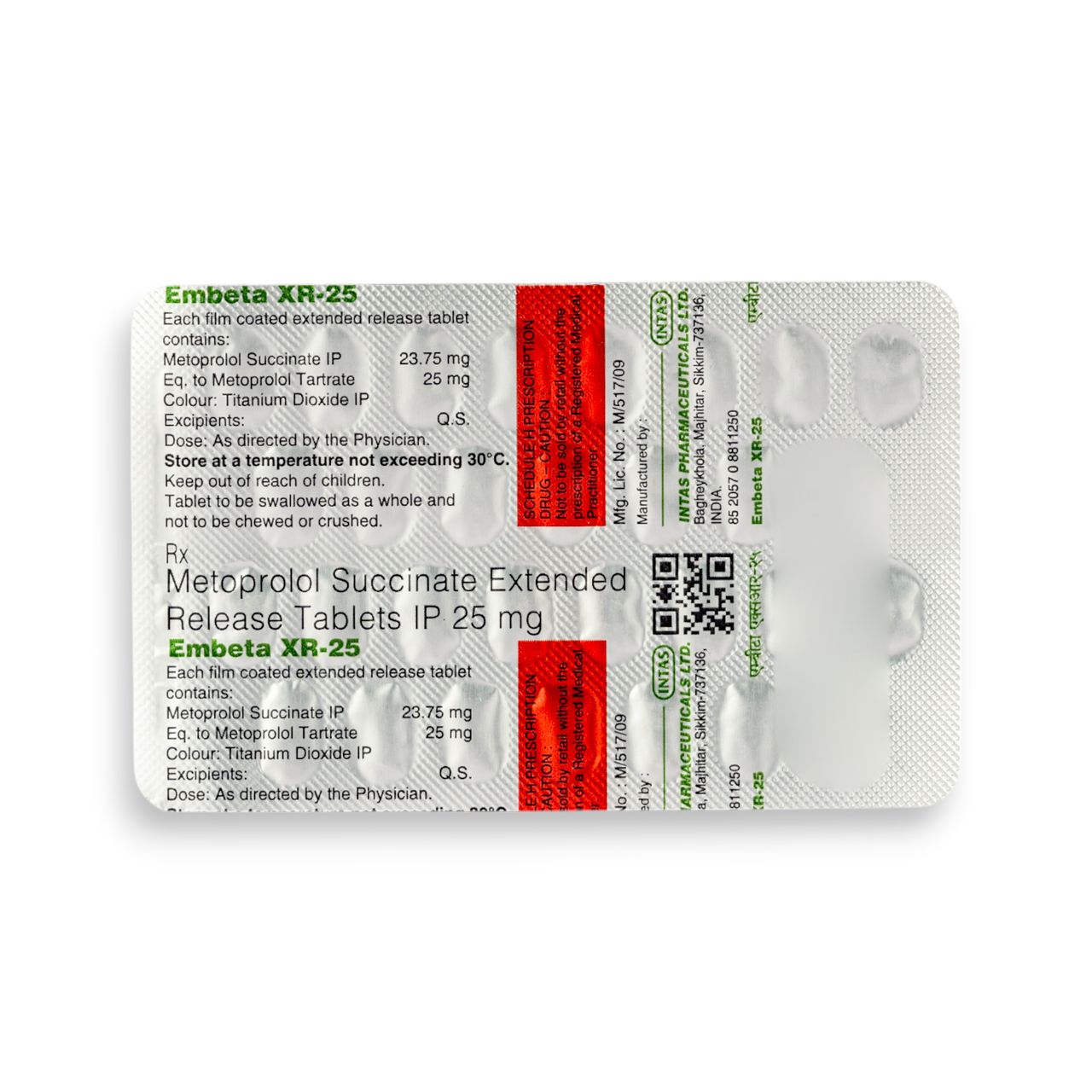Embeta XR-25 Tablets