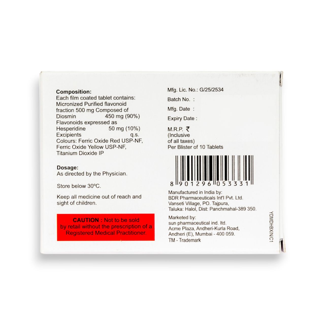 Aldosmin 500 mg Tablets