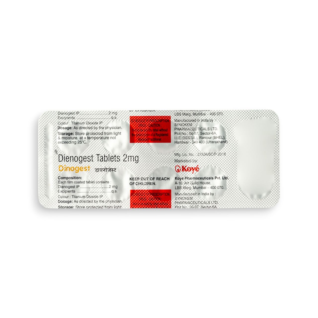 Dinogest Tablets