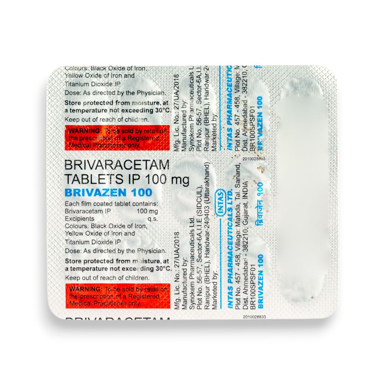 Brivazen 100 Tablets