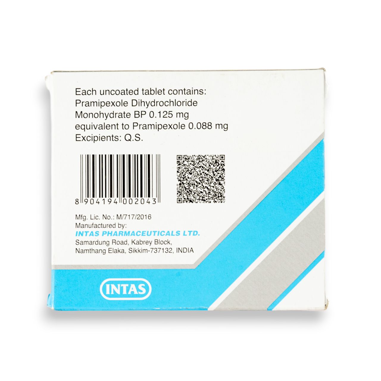 Pramirol 0.125 Tablet