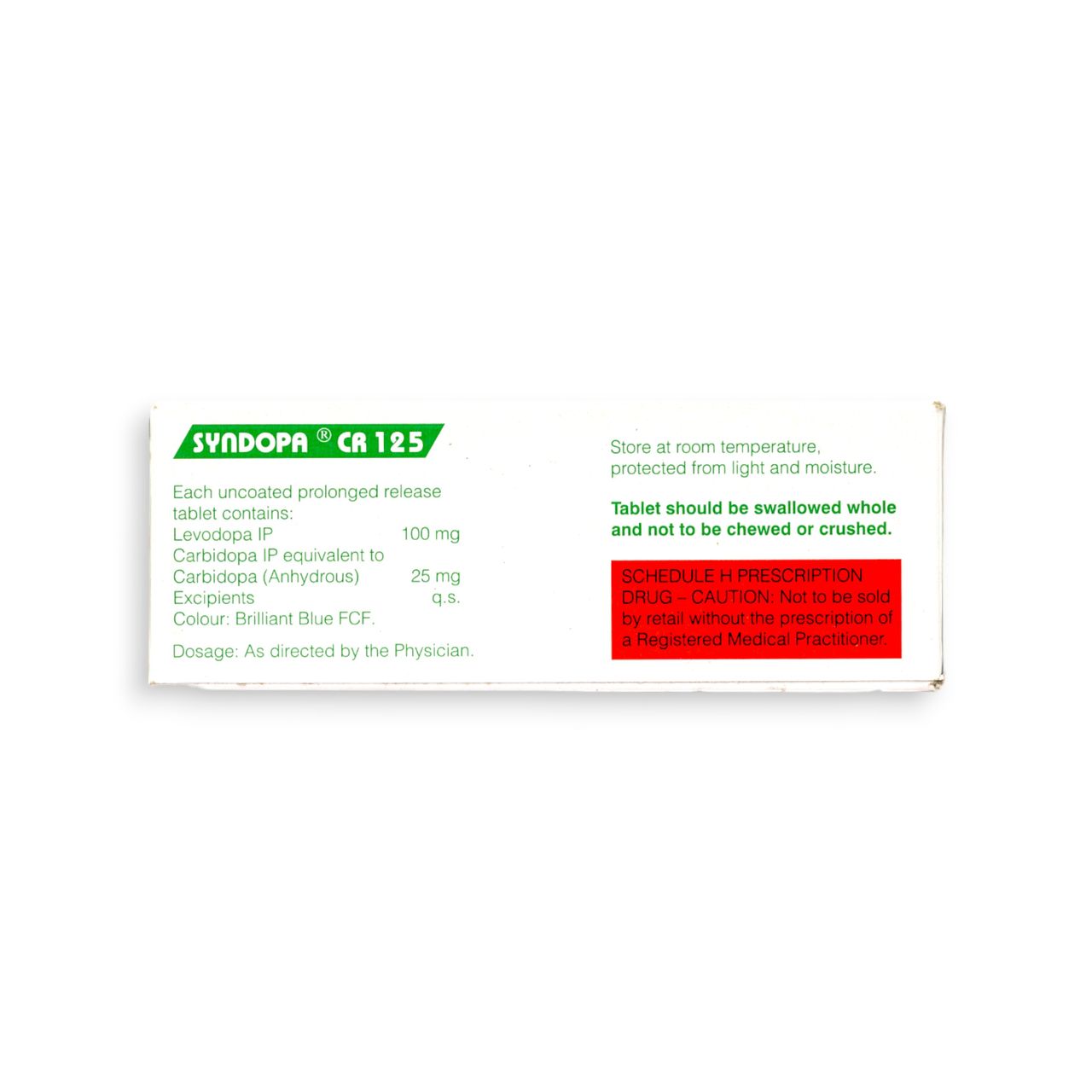 Syndopa Cr 125 Tablet