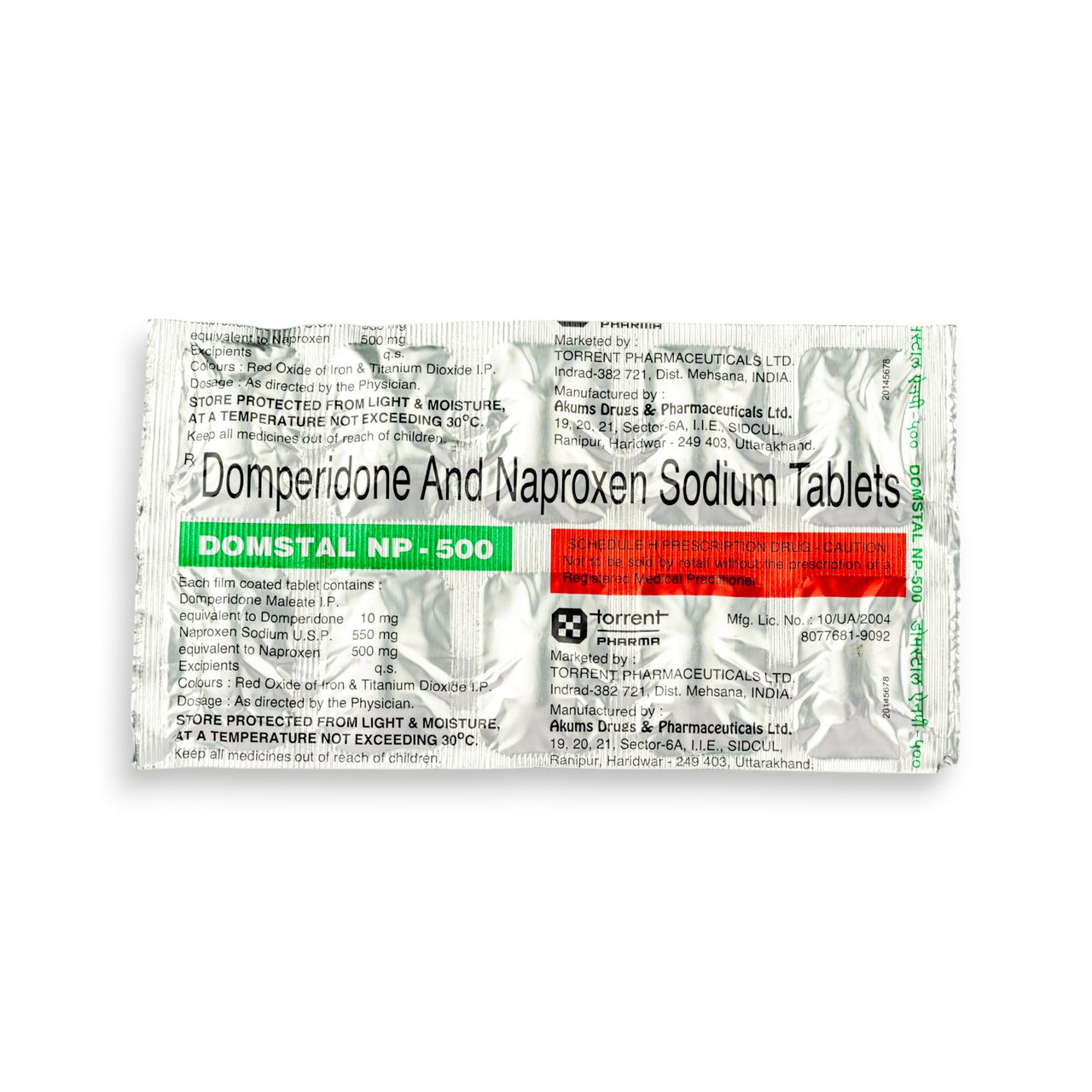 DOMSTAL NP 500 Tablets