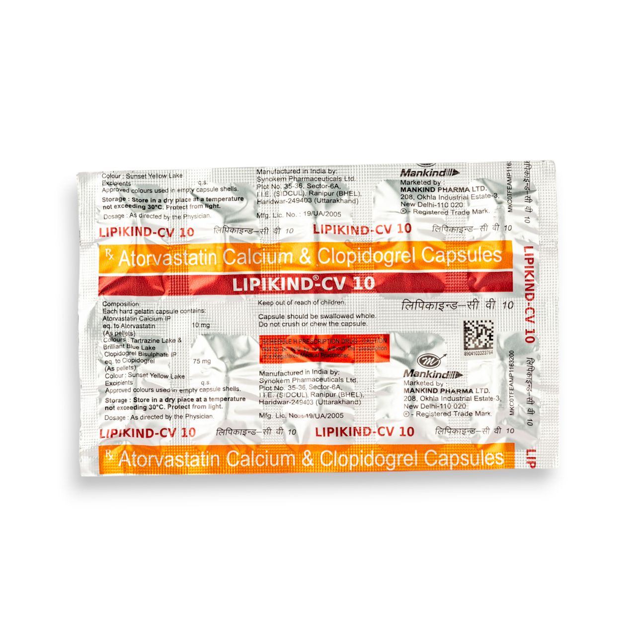 Lipikind-CV 10 Capsules