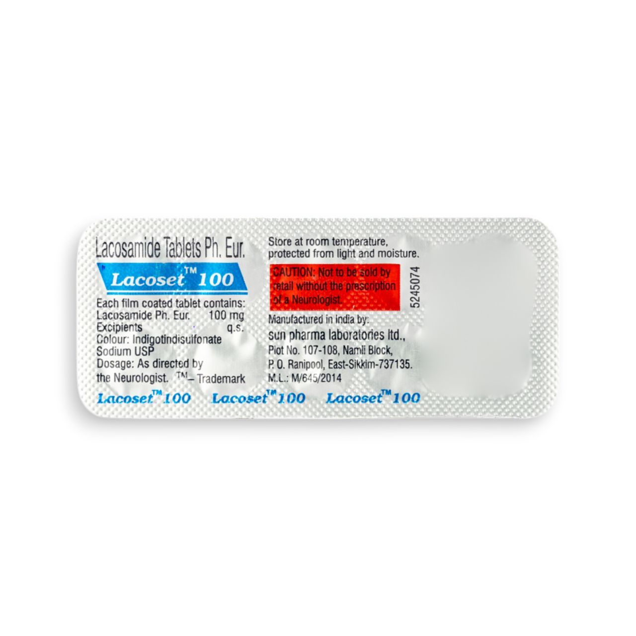 Lacoset 100 Tablets