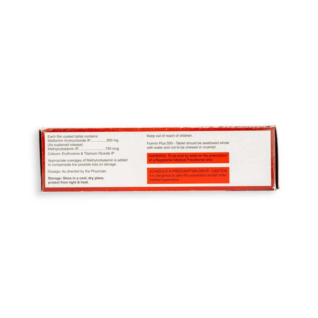 Formin Plus 500 Tablets SR