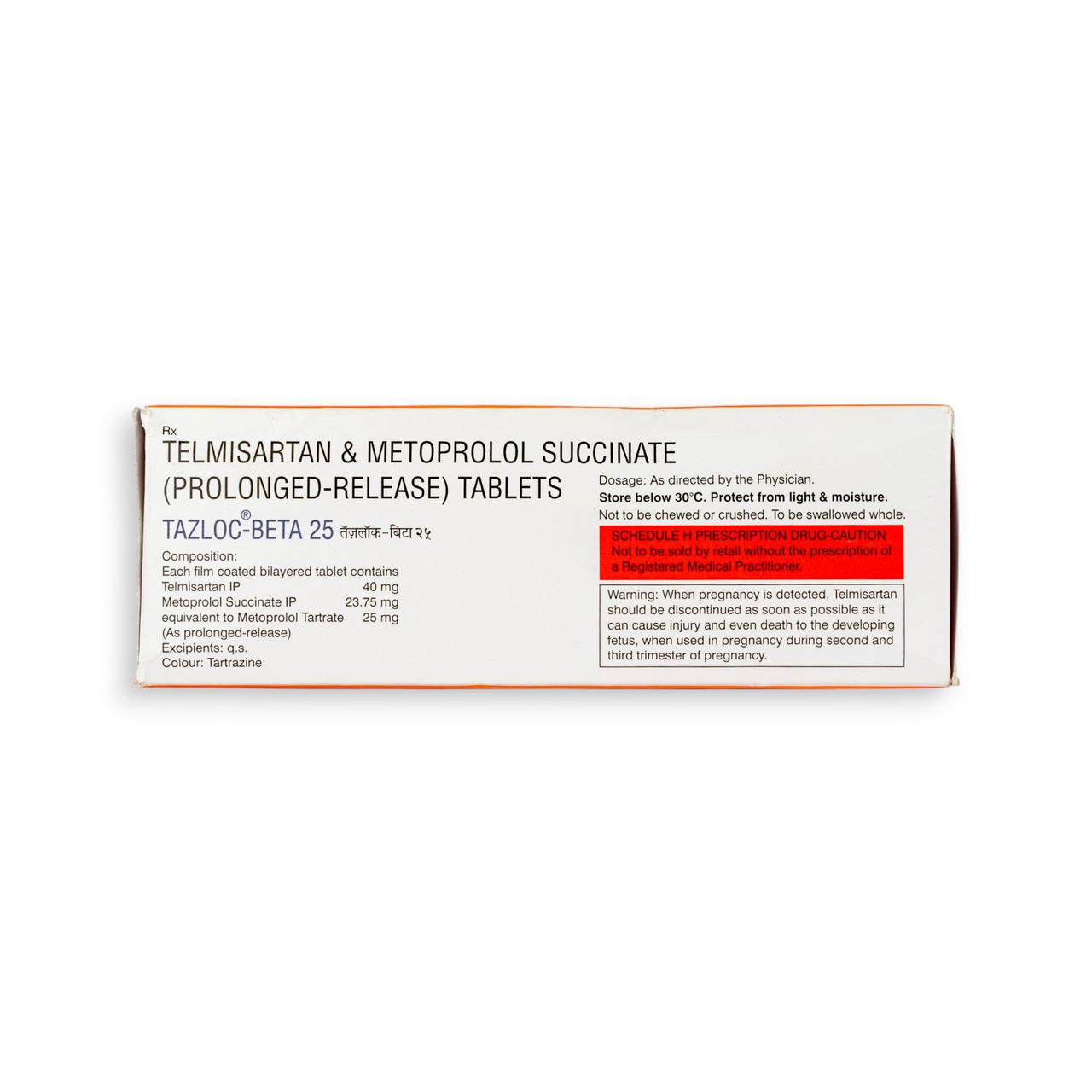 Tazloc-Beta 25 Tablets PR