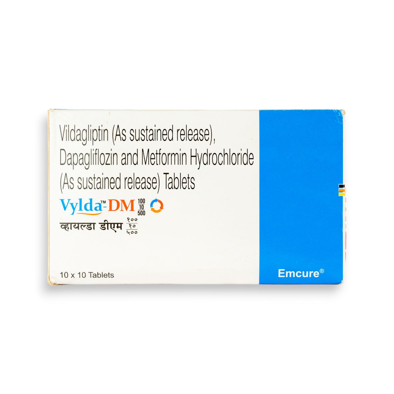 Vylda-DM 100/10/500 Tablets SR