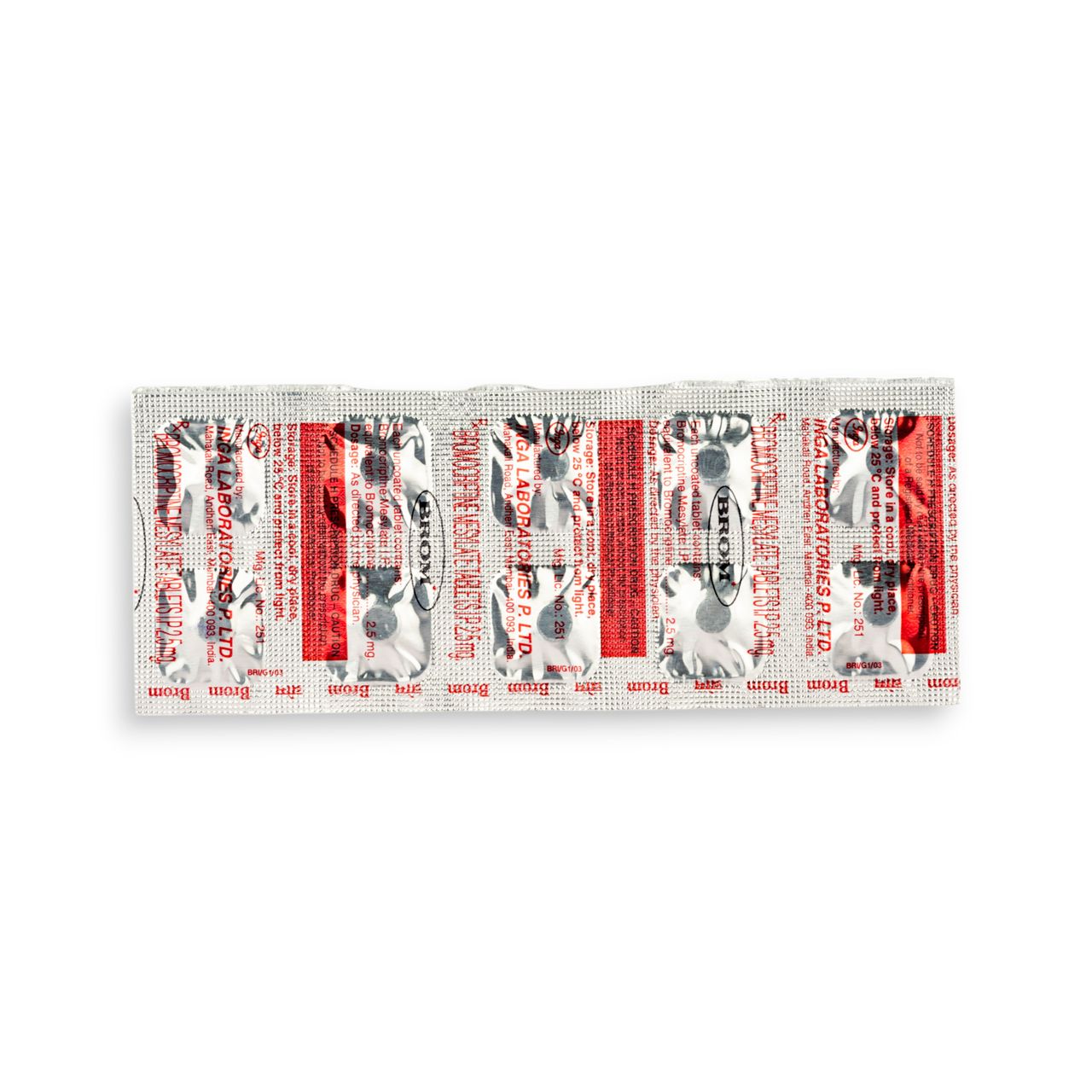 Brom 2.5mg Tablets