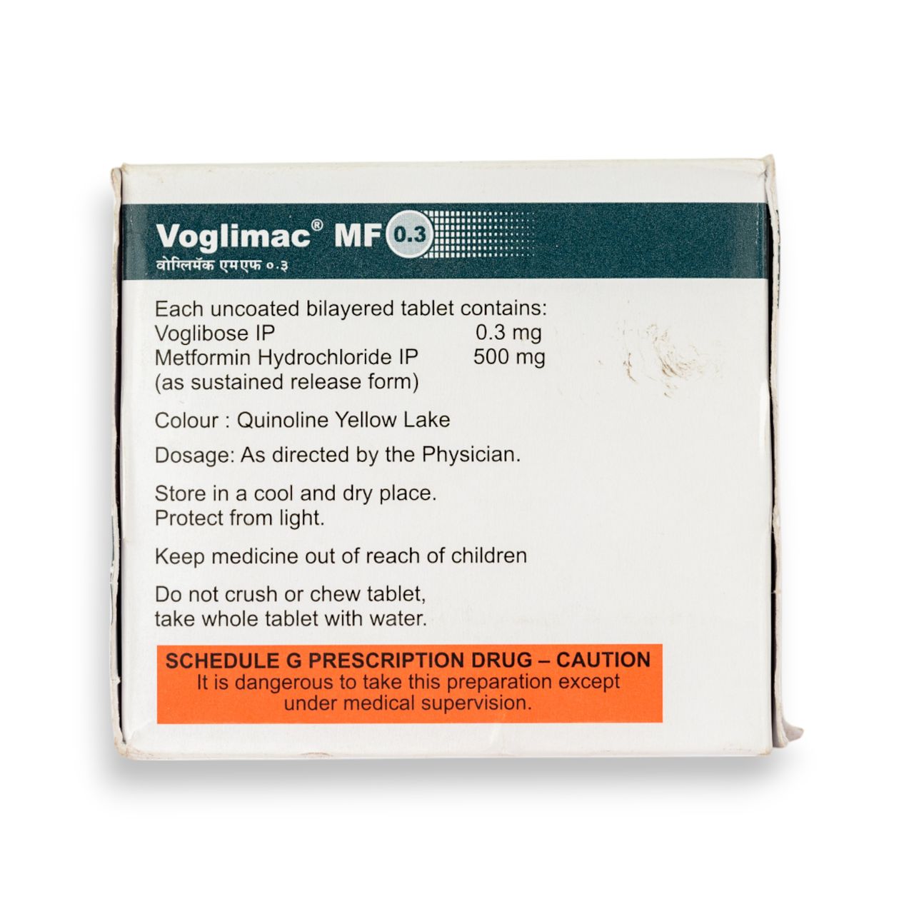 Voglimac MF 0.3 Tablets SR