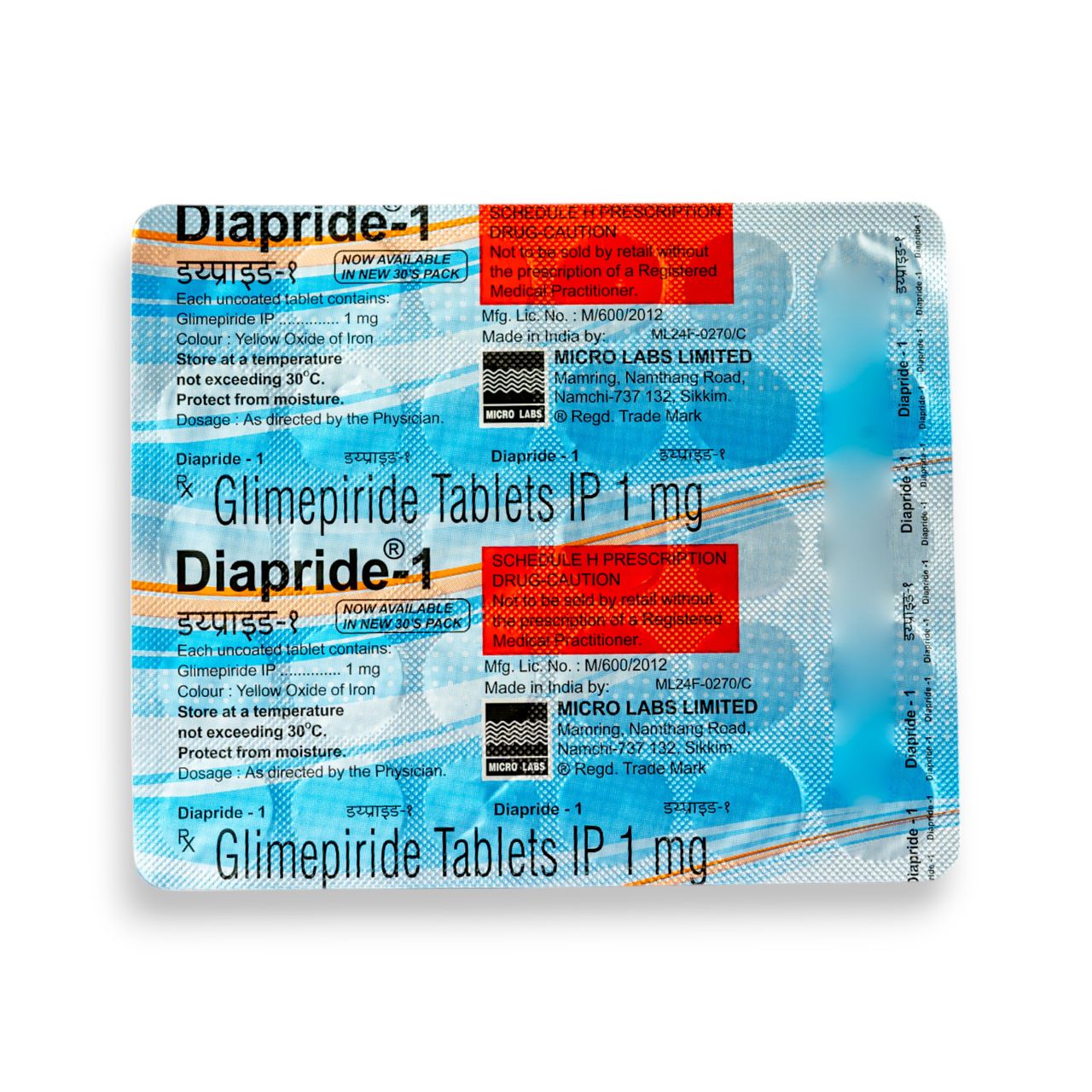 Diapride 1 Tablet