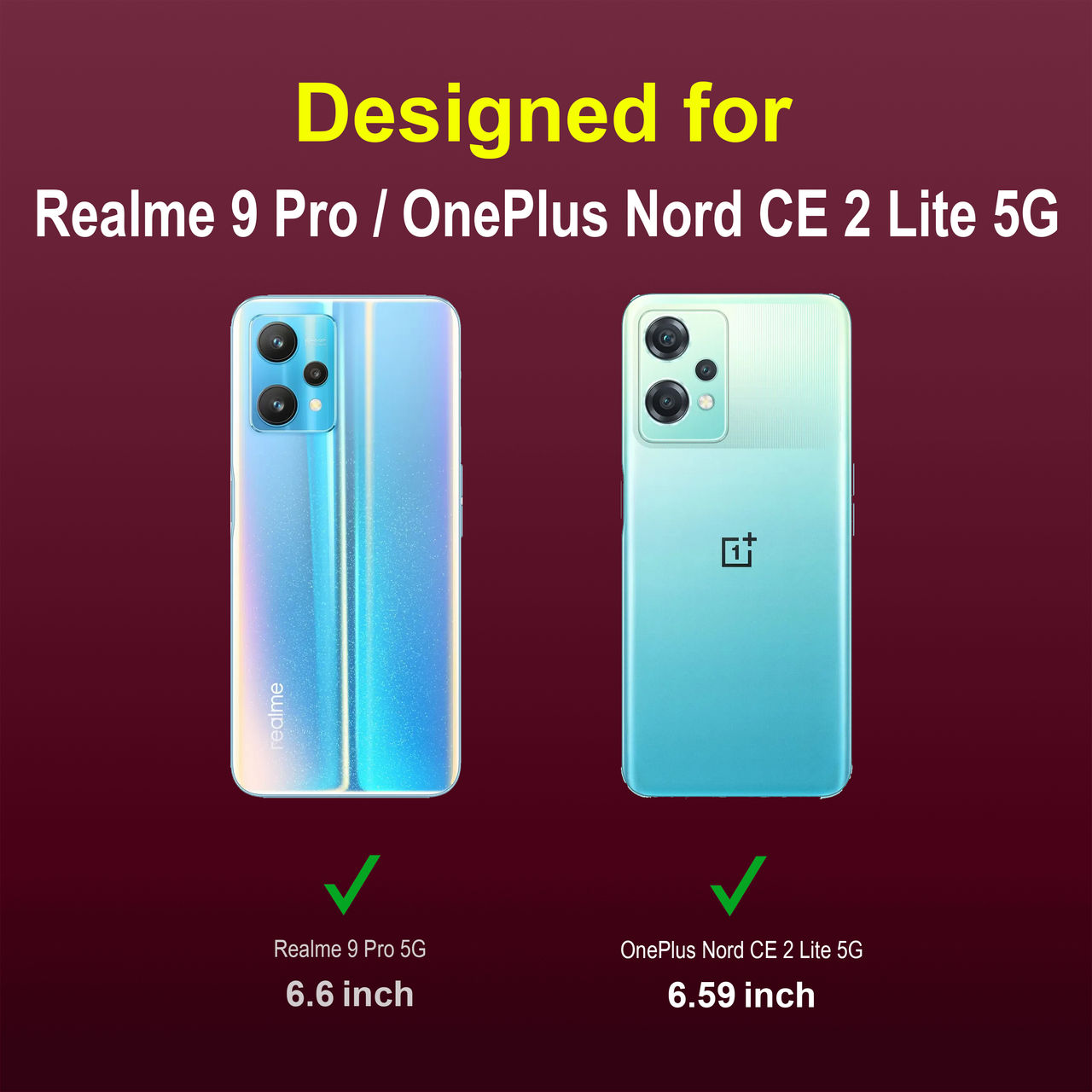 Zapcase Back Cover for OnePlus Nord CE 2 Lite 5G | Magic-Plum