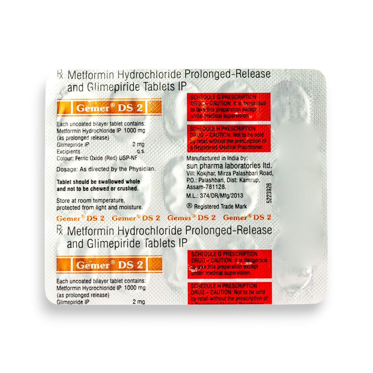 Gemer DS 2 Tablets PR